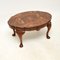 Antique Burr Walnut Coffee Table, 1900s 2