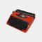 Vintage Japanese Red Deluxe 220 Typewriter with Greek Characters from Brother 4