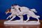 Borzoi Russian Greyhound Racing in Porcelain, 1930s, Image 1