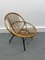 Dutch Rattan and Metal Chair from Rohé Noordwolde, 1950s, Image 1