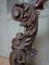 Antique Baroque Louis XV Style Carved Wooden Staircase Post, 1750s 2