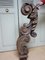 Antique Baroque Louis XV Style Carved Wooden Staircase Post, 1750s 1