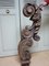 Antique Baroque Louis XV Style Carved Wooden Staircase Post, 1750s, Image 1