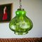 Portuguese Green and Amber Glass Pendants, 1970s, Set of 2 10