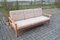 Mid-Century Antimott Sofa in Oak and Wool from Walter Knoll / Wilhelm Knoll, 1960s 9