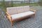 Mid-Century Antimott Sofa in Oak and Wool from Walter Knoll / Wilhelm Knoll, 1960s, Image 9