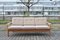 Mid-Century Antimott Sofa aus Eiche & Wolle von Walter Knoll / Wilhelm Knoll, 1960er 1