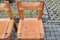 Model S11 Saddle Dining Chairs in Cognac Leather by Pierre Chapo, 1960s, Set of 3 6