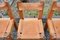 Model S11 Saddle Dining Chairs in Cognac Leather by Pierre Chapo, 1960s, Set of 3 7