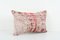 Turkish Faded Red Lumbar Cushion Cover 3