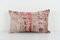 Turkish Faded Red Lumbar Cushion Cover 1