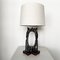 Brutalist Bronze Table Lamp, 1970s 8