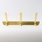 Mid-Century Gold Anodized Aluminium Wall Coat Rack, 1960s, Image 2