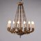 Vintage Restoration Golden Chandelier, Image 7