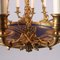 Lámpara de araña dorada de restauración vintage, Imagen 6