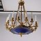 Vintage Restoration Golden Chandelier, Image 10