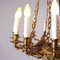 Vintage Restoration Golden Chandelier 5