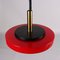 Vintage Deckenlampe aus Aluminium & Messing, Italien, 1960er 7