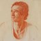 Claudio Bravo Camus, Figurative Drawing, Sanguine on Paper, Framed 3