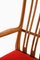 Rocking Chair in Oak with Wool Fabric by Hans Wegner, 1950s, Image 5