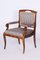 Biedermeier Armchair in Walnut Veneer and Oak, 1830s, Image 2