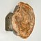 Architectural Push Pull Door Handle in Petrified Wood and Bronze, 1970s 3