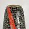 Tall Black and Red Mosaic Vase, 1960s, Image 5