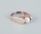 Danish Goldsmith 14 Karat Gold Ring with Pearl 2