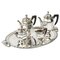 Gallia Versilbertes Kaffee- und Teeservice, 1930, 5er Set 1