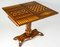 Spieltisch aus Holz mit Intarsien 12