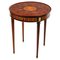 Napoleon III Style Pedestal Table in Wood Marquetry and Gilt Bronze 1