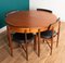 Vintage Teak Dining Table and Chairs by Victor Wilkins for G-Plan, 1960s, Set of 5 1