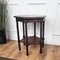 Italian Hexagonal Walnut Side Table with Bobbin Turned Legs, 1890s, Image 6