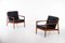 USA-75 Lounge Chairs attributed to Folke Olsson for Dux, 1960s, Set of 2 5