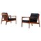 USA-75 Lounge Chairs attributed to Folke Olsson for Dux, 1960s, Set of 2, Image 1