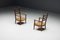 Armchairs in Wood and Straw, 1900s, Set of 2, Image 4