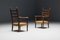 Armchairs in Wood and Straw, 1900s, Set of 2, Image 3