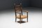 Rustikaler Sessel aus Holz & Stroh, 1900er 10