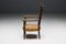 Rustikaler Sessel aus Holz & Stroh, 1900er 15