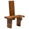 Vintage French Brutalist Monoxylite Chair, 1950s, Image 1