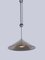 Lámpara colgante ajustable de níquel KEOS de Florian Schulz, años 60, Imagen 3