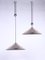 Adjustable Nickel Pendant Lamp KEOS by Florian Schulz, 1960s 5