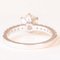 Bague en Or Blanc 18k avec Diamants Taille Brillant 13