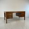 Midcentury Danish Teak Double Pedestal Desk 1