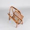 Mid-Century French Riviera Bamboo, Rattan and Wicker Magazine Rack, Italy, 1960s, Image 12