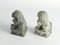 Chinesische Jade Foo Hunde, 2er Set 8