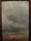 Costa rocciosa con barche, inizio XX secolo, olio su tavola, con cornice, Immagine 5
