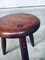 Artisan Turned Oak Tripod Stool, 1940s, Image 8