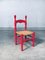 Sedie di design country rosse, Scandinavia, anni '60, set di 2, Immagine 15