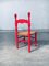 Rote Beistellstühle im skandinavischen Country Design, 1960er, 2er Set 10